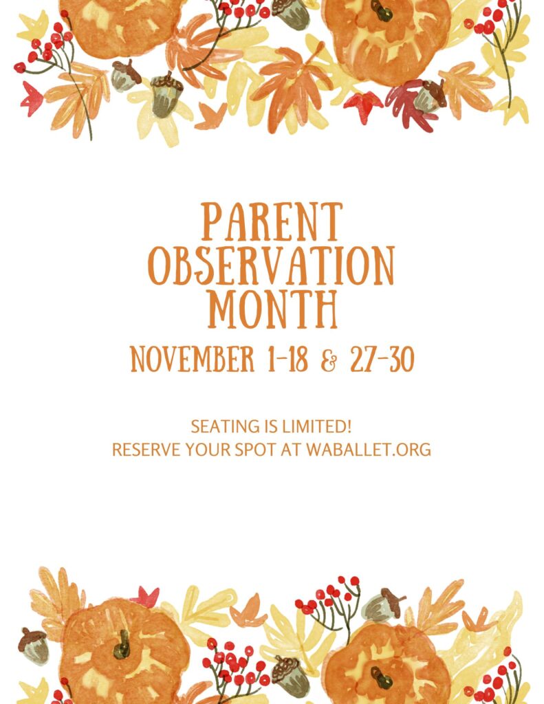 Parent Observation Month